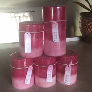 Pier 1 Rose candles